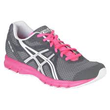 ASICS Women's Rush33 Running Athletic Shoe - Grey/Pink - Clothing ...