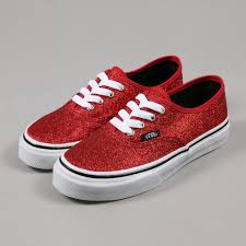 vans shoes for girls red glittery | Home Vans Shoes Vans Kids ...