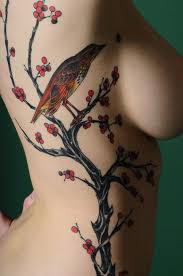 Women Tattoo Bird Animal