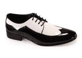 Men Dress Shoes Black And White Fmnbnbr | FOOTWEARPEDIA