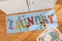 Laundry Clothesline Country Design Runner Rug from Collections Etc.