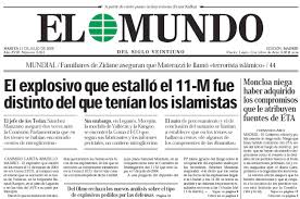 El 11-M y el periódico El Mundo