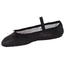 Deluxe Leather Ballet Shoe (Black Leather) | Amazon.com