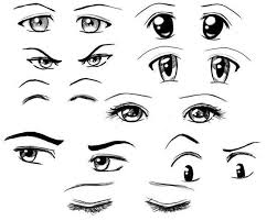 Les yeux de mangas
