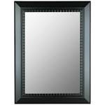 Satin Ebony BLACK MIRROR - Wall Mirrors at Simply Mirrors