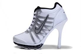 Special Price Girls Nike Air Max High Heels White Black For Cheap ...