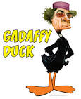 Gadaffy Duck, remixed by @exiledsurfer - gadaffyDuck_exiledsurfer