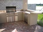 custom outdoor kitchens and built in bbq grill islands — Gas ...