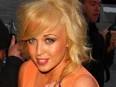 Jorgie Porter has spoken about her upcoming sex scenes in Hollyoaks Later. - jorgie-porter-with-matching-fake-tan-and-orange-dress-in-manchester-0512
