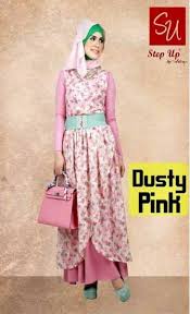 SU Elegant D Pink | Baju Muslim GAMIS Modern