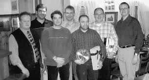 Von links: Vorsitzender Viktor Maier, Michael Wieland, Ralf Hunger, Michael Ruchti, Elmar Jans, Lothar Miller und zweiter Vorsitzender Harald Dammann.