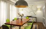 Fresh White Based Dining Spaces 6 green white dining room wooden ...