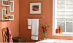 Boy Paint Color Comforting Peach Works Well Small Bathrooms | Home ...