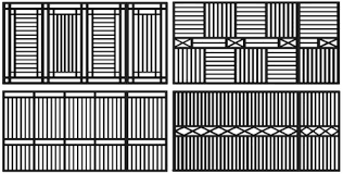 desain pagar rumah minimalis dari besi