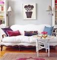 Colorful Pillows/ White Couch | inspirations for myself