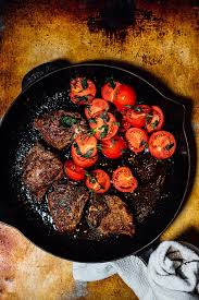 Image result for food Loin Lamb Chops with Tomatoes
