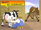 eCards - Flirting Cow
