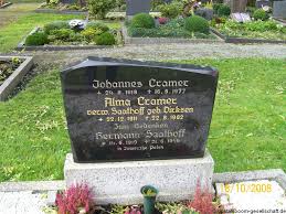 Grabstein von Hermann Saathoff (14.06.1913-21.06.1946), Friedhof Westerhusen. Häufige Nachnamen auf diesem Friedhof: - ws009