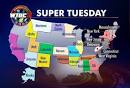 of Super Tuesday states.