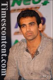Indian pacer Zaheer Khan at the launch of Neo Sports interactive website, in Bangalore on - Zaheer-Khan
