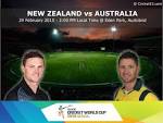 New Zealand vs Australia CWC15 Match LIVE - Cricket World Cup 2015