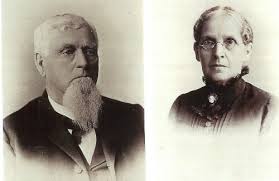Solon Simeon Crowell (1812-1896) and 2nd wife, Sarah (1826-1905) - SolonandSarah