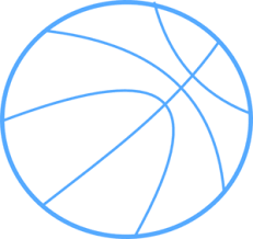 Image result for blue basketball clipart