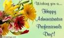 Wish An Admin Pro. Free Happy Administrative Professionals Day.