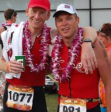„You are an Ironman“, hörten Dirk Strothkamp und Klaus Böde jeweils, als sie die Zielgerade des ...