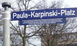 Paula-Karpinski-Platz eingeweiht | Melanie Leonhard