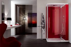 Design Kamar mandi Minimalis Merah