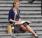 Blake Lively In Gucci - On The Set Of Age of Adaline - Red.