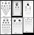 A. Examples of <b>visual acuity</b>