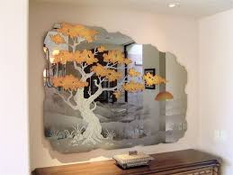 Golden Cypress II - Glass Wall Art. This is a mirror, that is ...