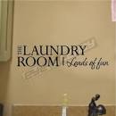 The laundry room....Wall Quotes Lettering Sayings Decals Words Art ...