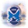 noaa logo with clouds and