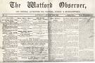 Hertfordshire Genealogy: Newspapers: Watford Observer