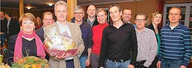... Wolfgang Sohmen, Jens Witte, Petra Sohmen, Stefan Besuch, Helge Weber, Tammo Wandscher, Isabell Goebel-Otten und Herwig Addicks (von links).