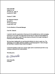 example of business letter