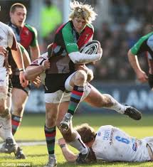 Foot fault: Quins wing David