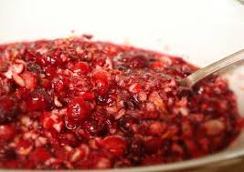 Fresh cranberry relish