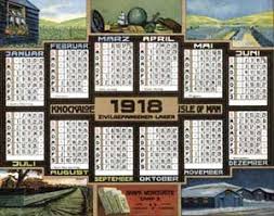 Knockaloe Calendar 1918