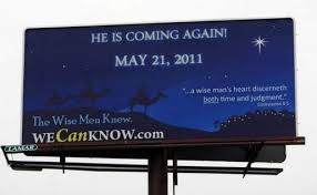 May 21 2011 Jesus Billboard NC