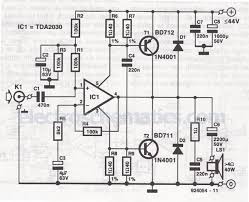 chipamp + Tr ending 40w-audio-amplifier-schematic