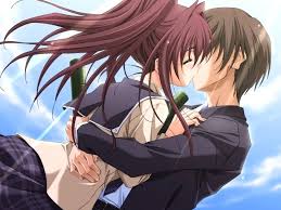 رومانسيه اخر حاجه Anime-kiss