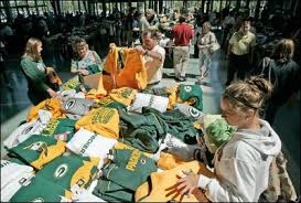 the Packers Pro Shop Tent