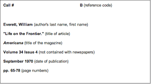 bibliography example
