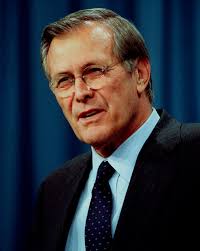 Portrait of Donald Rumsfeld,