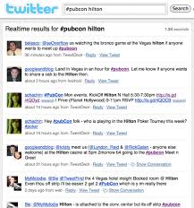 Twitter real time search