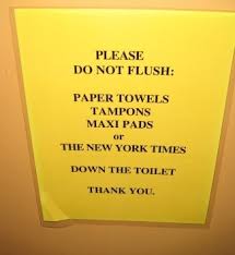 funny bathroom signs